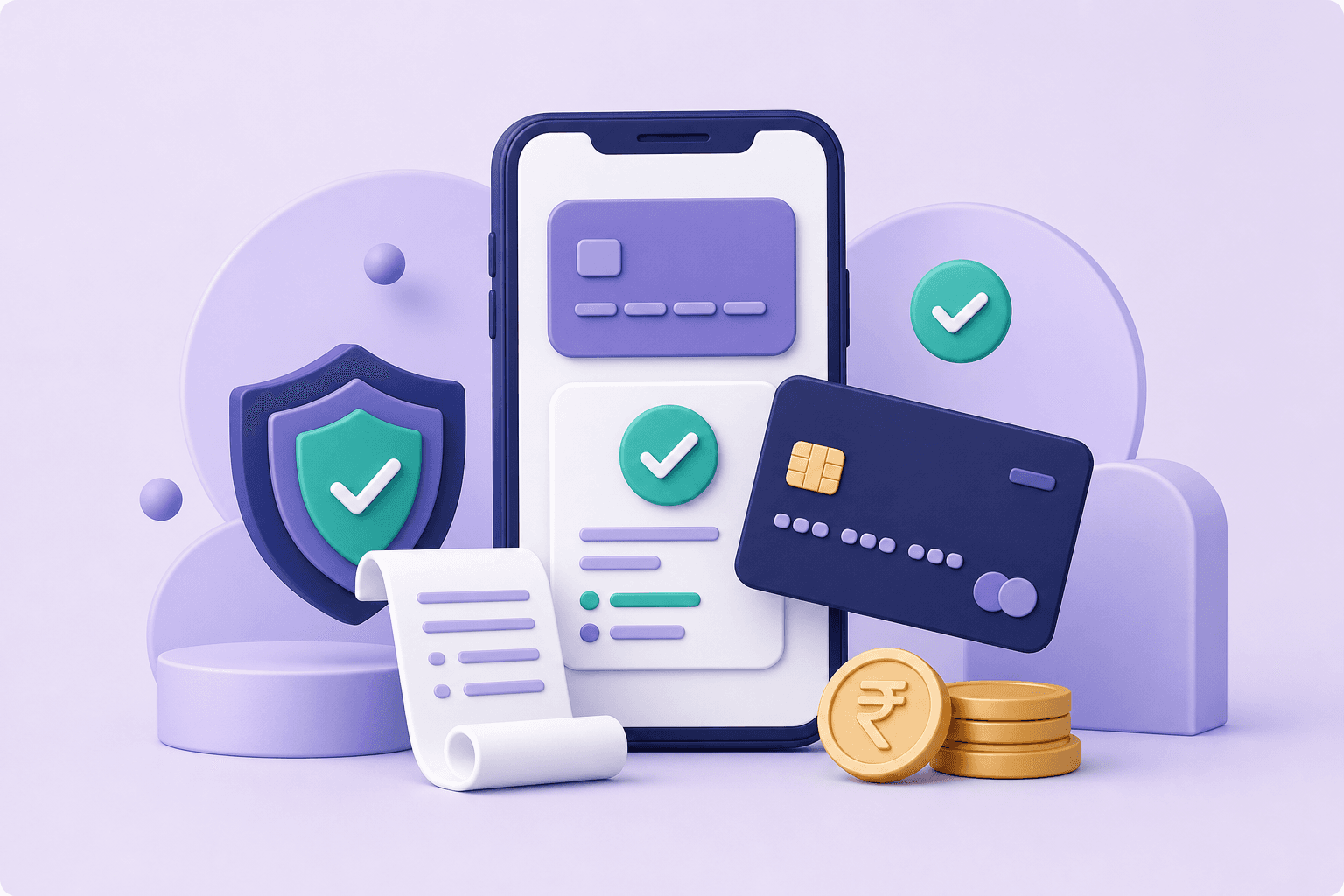 Credit Card Bill payment illustration