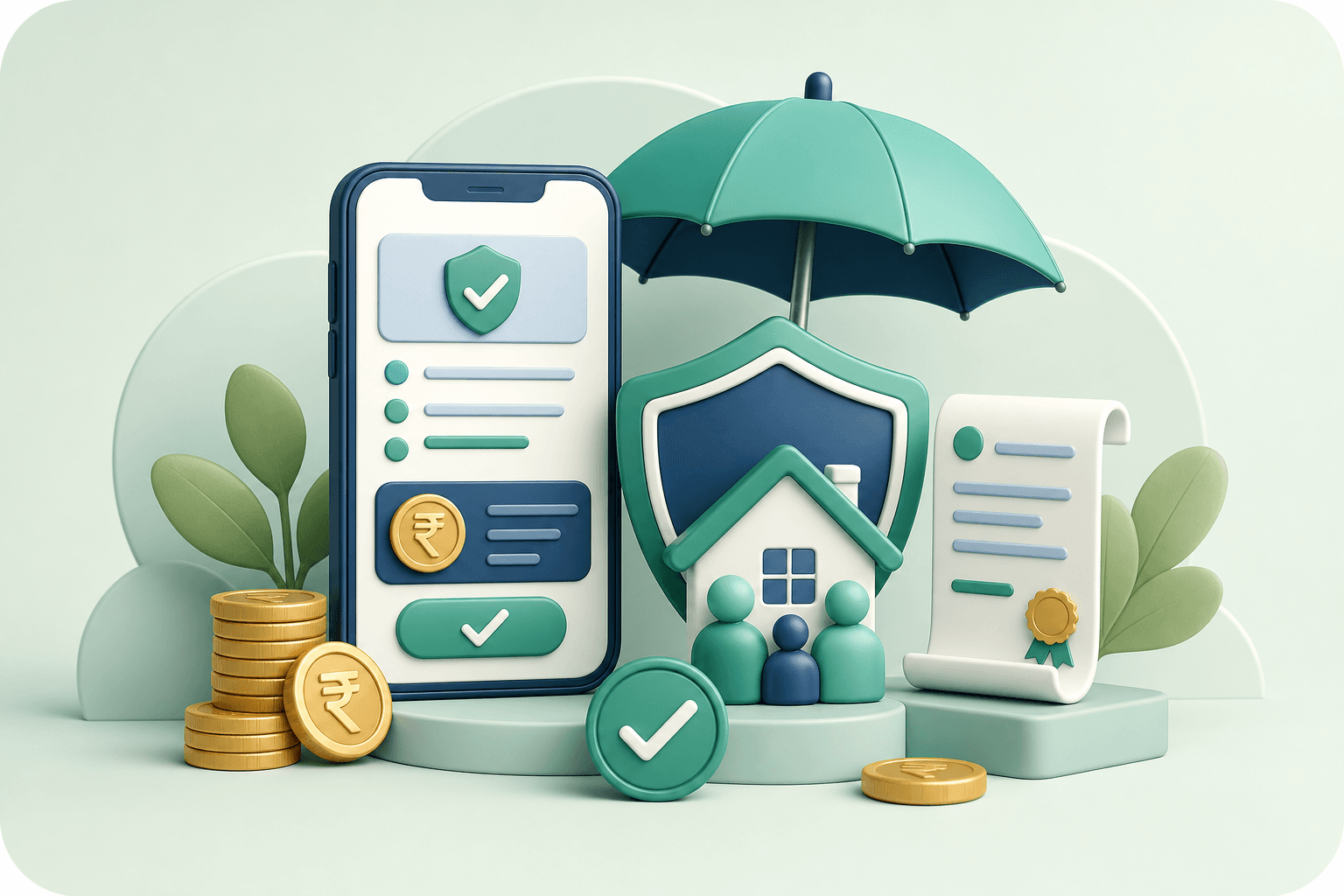 Insurance Premium payment illustration
