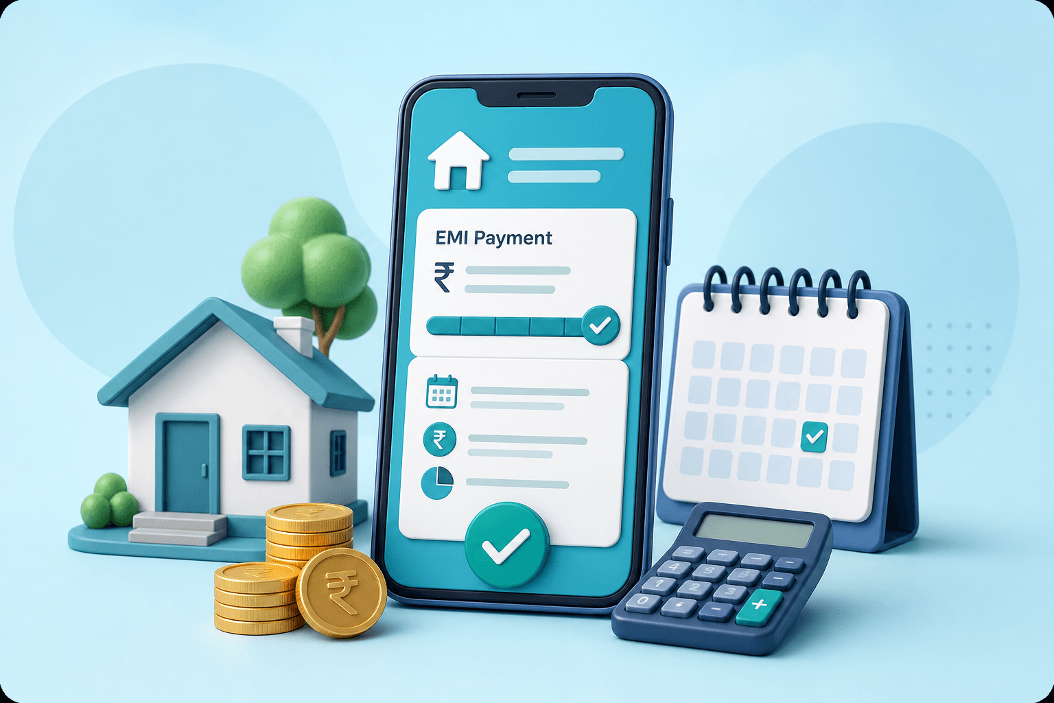 Loan EMI payment illustration