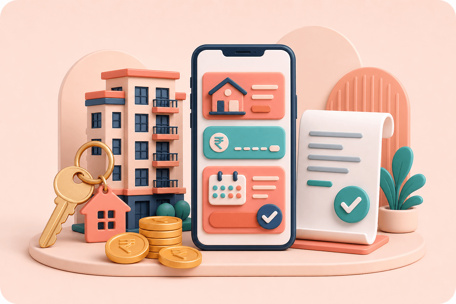Rental Payment payment illustration
